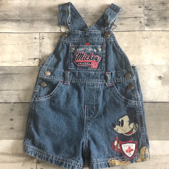 disney overall shorts